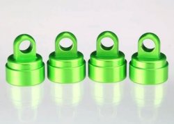 TRAXXAS Shock Caps Green Aluminium (4) Ultra-Shocks