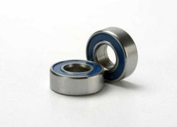 TRAXXAS Ball bearing 5x11x4mm Blue Rubber Sealed (2)