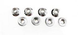 TRAXXAS Lock Nut Flanged M5 Steel (8)