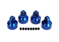 TRAXXAS Shock Caps Aluminium Blue (for GTX #7761,7861) (4)