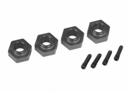 TRAXXAS Wheel Hubs 12mm Hex Alu Grey (4) TRX-4