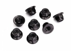 TRAXXAS Lock Nut Flanged M5 Steel (8)