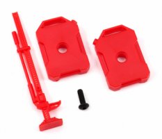 TRAXXAS Fuel Canisters Jack Red Land Rover Defender TRX-4M