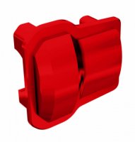 TRAXXAS DifferentIal Cover Front/Rear Red (2) TRX-4M