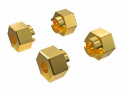 TRAXXAS Wheel Hubs Hex 7mm Brass (4) TRX-4M