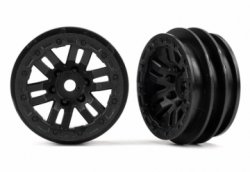 TRAXXAS Wheels 12-Spoke Black (2)