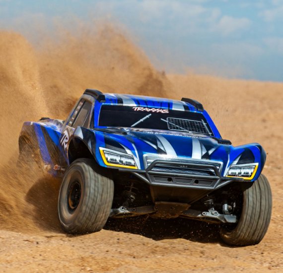 TRAXXAS Maxx Slash 6s Short Course Truck Blue - Πατήστε στην εικόνα για να κλείσει