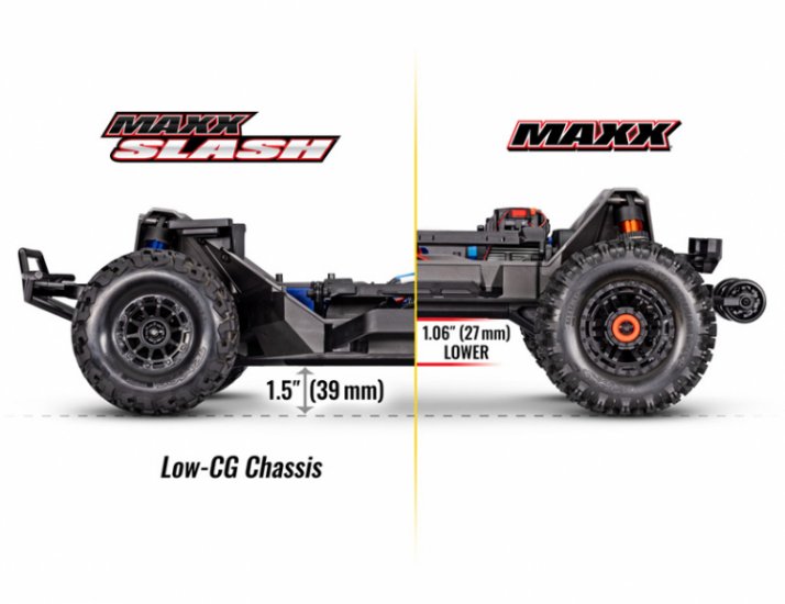 TRAXXAS Maxx Slash 6s Short Course Truck Blue - Πατήστε στην εικόνα για να κλείσει