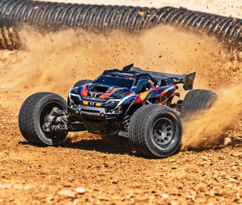 (image for) TRAXXAS Mini XRT RTR TQi VXL-3s Orange - USB-C Charger, 2s Li-Po