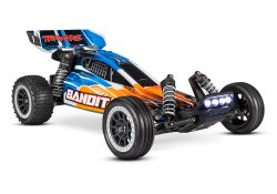 TRAXXAS Bandit 2WD 1/10 RTR TQ Orange LED - With Battery/Charger