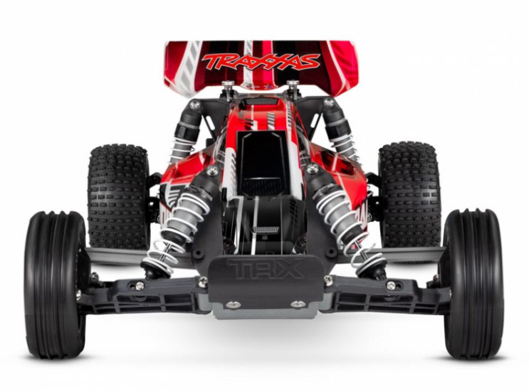 TRAXXAS Bandit 2WD 1/10 RTR TQ Red with USB-C charger/Battery - Click Image to Close