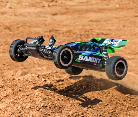 TRAXXAS Bandit 2WD 1/10 RTR TQ EHD Geen USB-C Charger / Battery