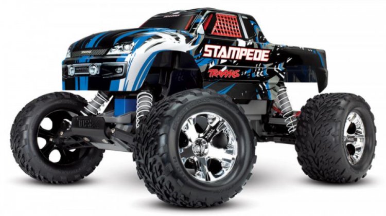 TRAXXAS Stampede 2WD 1/10 RTR TQ BlueX - Click Image to Close