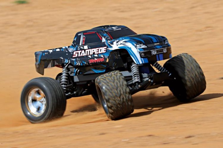 TRAXXAS Stampede 2WD 1/10 RTR TQ BlueX - Click Image to Close