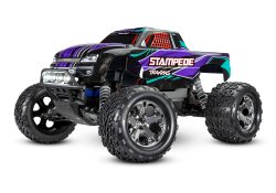 TRAXXAS Stampede 2WD 1/10 RTR TQ Purple LED with Battery/Charger
