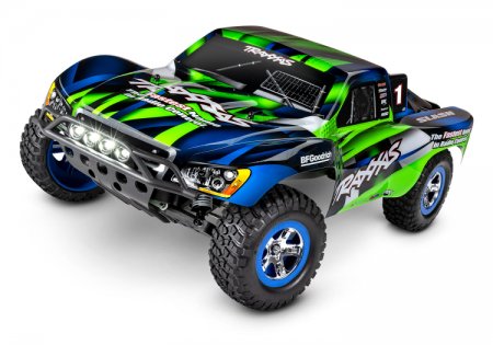 TRAXXAS Slash 2WD 1/10 RTR TQ Green LED with Battery & Charger