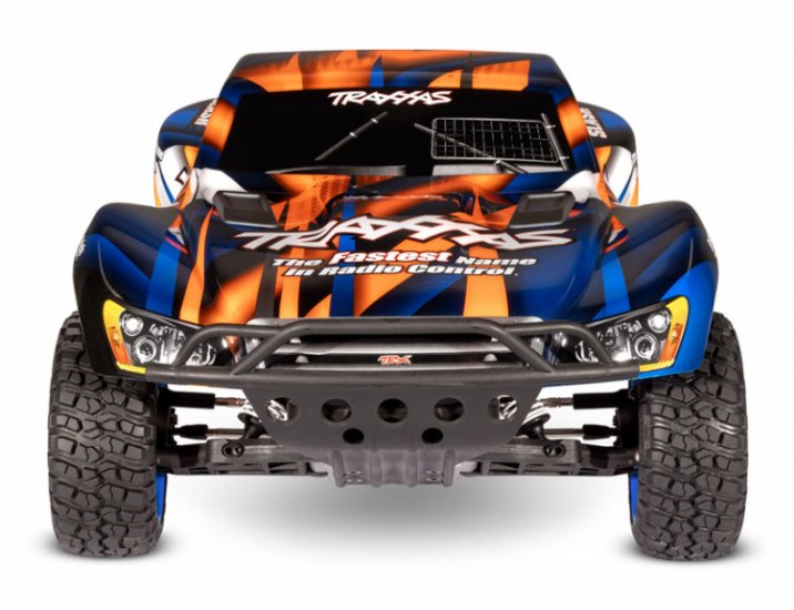 TRAXXAS Slash 2WD 1/10 RTR TQ Orange Clipless With Batt/Charger - Click Image to Close