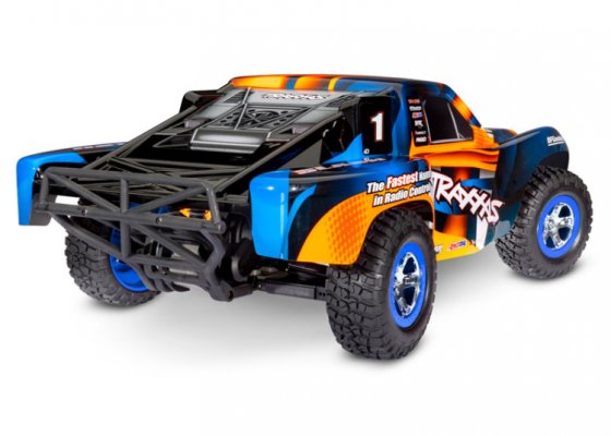 (image for) TRAXXAS Slash 2WD 1/10 RTR TQ Orange Clipless With Batt/Charger