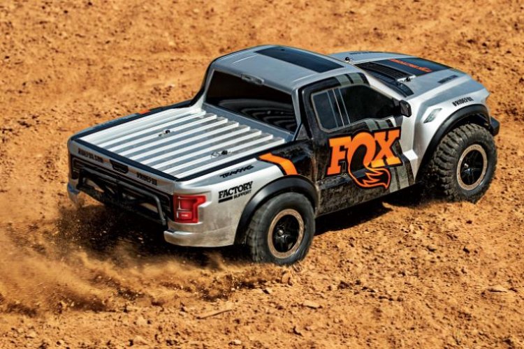 TRAXXAS Ford F-150 Raptor 2WD 1/10 RTR TQ Fox with Batt/Charger - Click Image to Close