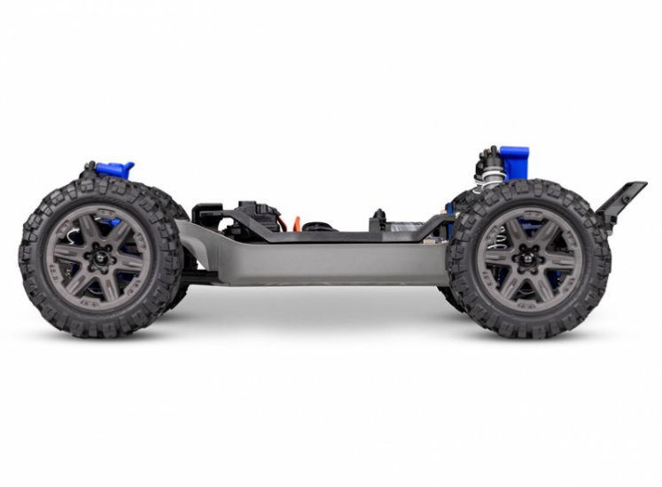 TRAXXAS Rustler 4x4 BL-2s 1/10 RTR TQ Blue - Click Image to Close