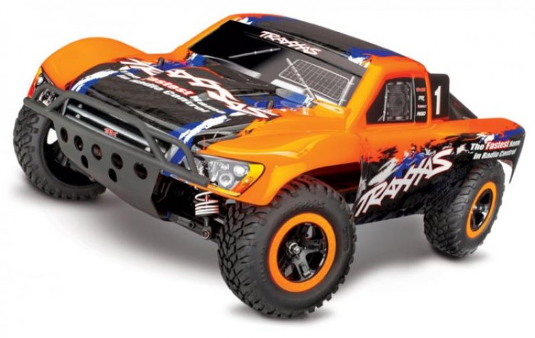 TRAXXAS Slash 4x4 VXL RTR TQi TSM Orange - w/o Battery & Charger - Click Image to Close