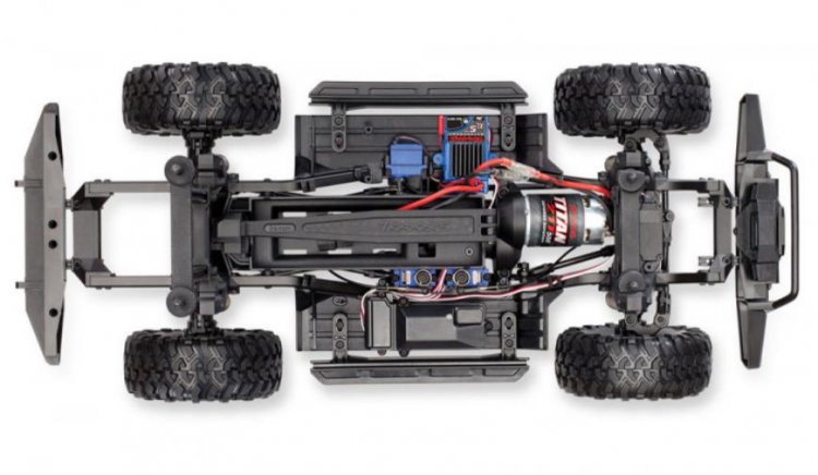 TRAXXAS TRX-4 Scale & Trial Crawler Land Rover Defender Blue RTR - Click Image to Close