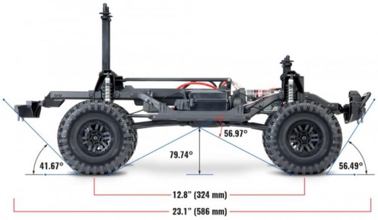 TRAXXAS TRX-4 Scale & Trail Crawler Land Rover Defender Silver - Click Image to Close