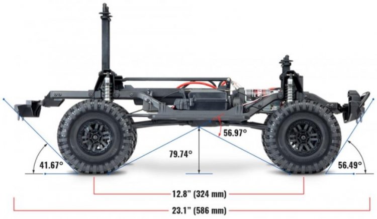 TRAXXAS TRX-4 Scale & Trail Crawler Land Rover Defender Silver - Πατήστε στην εικόνα για να κλείσει