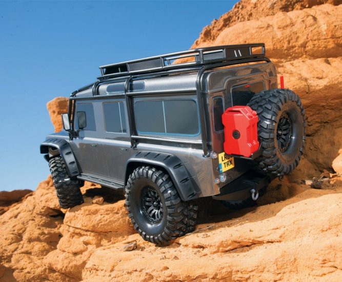 TRAXXAS TRX-4 Scale & Trail Crawler Land Rover Defender Silver - Πατήστε στην εικόνα για να κλείσει