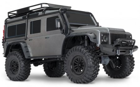 TRAXXAS TRX-4 Scale & Trail Crawler Land Rover Defender Silver