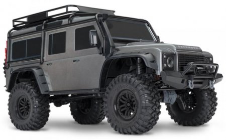 TRAXXAS TRX-4 Scale & Trail Crawler Land Rover Defender Silver R