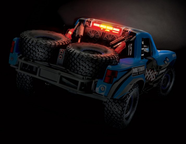 TRAXXAS UDR 4WD TQi TSM BLUE LED-set w/o charger & battery RTR - Click Image to Close