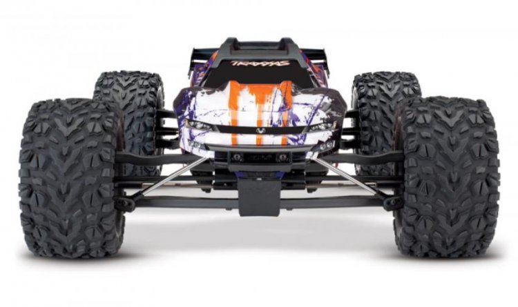 TRAXXAS E-REVO Brushless 4WD TQi TSM w/o Batt & Charger Purple - Πατήστε στην εικόνα για να κλείσει