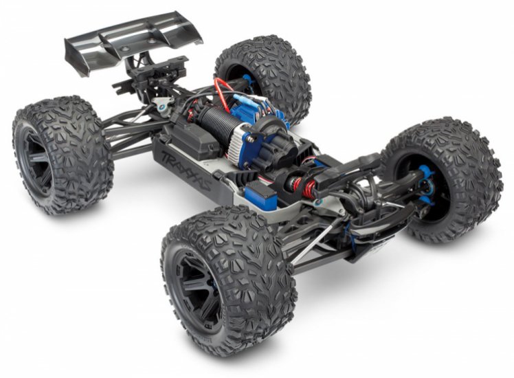 TRAXXAS E-REVO Brushless 4WD TQi TSM w/o Batt & Charger Purple - Πατήστε στην εικόνα για να κλείσει