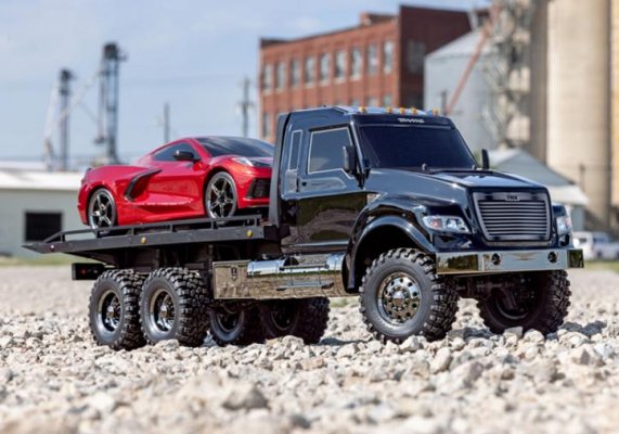 TRAXXAS TRX-6 Ultimate RC Hauler 6x6 TQi Black
