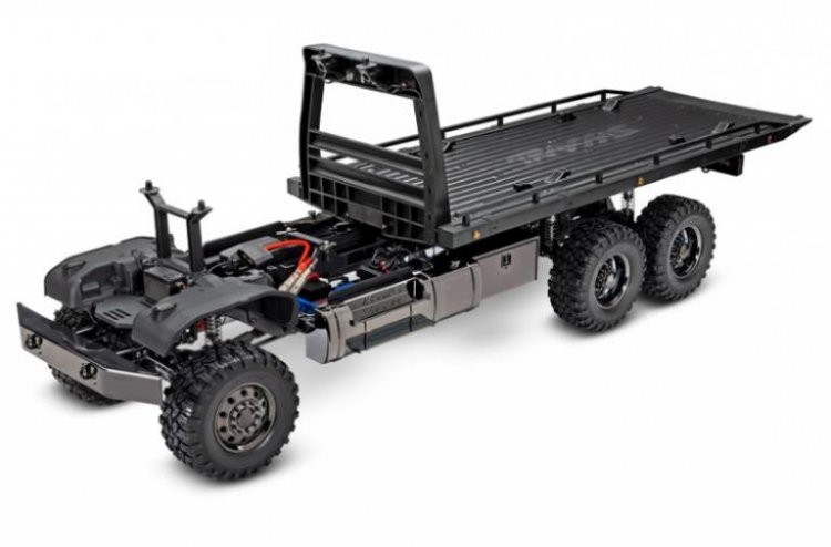 TRAXXAS TRX-6 Ultimate RC Hauler 6x6 TQi Black - Click Image to Close