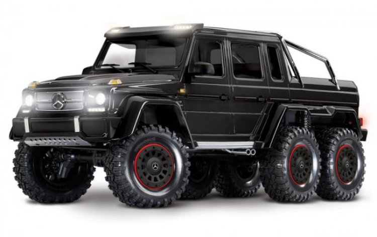 TRAXXAS TRX-6 Mercedes-Benz G63 AMG 6X6 TQi 2.4G RTR Black - Click Image to Close