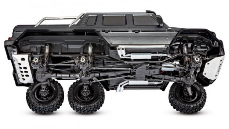 TRAXXAS TRX-6 Mercedes-Benz G63 AMG 6X6 TQi 2.4G RTR Black - Click Image to Close