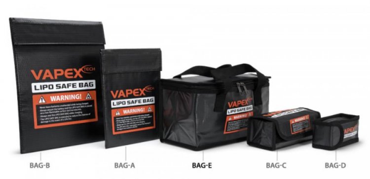 VAPEX Storage Bag-E Li-Po 260x130x150mm - Πατήστε στην εικόνα για να κλείσει