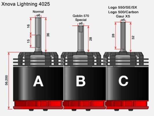 Xnova 4025 Lightning 1120KV