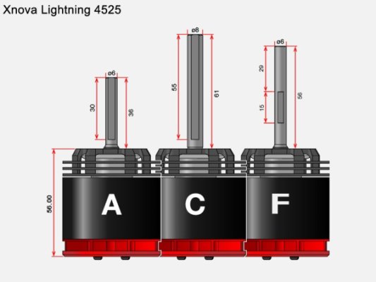 (image for) Xnova 4525 Lightning 530KV