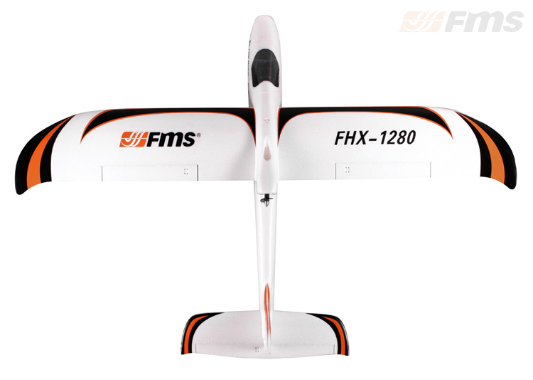 FMS Easy Trainer 1280mm V2 RTF White with SkyRC Charger - Πατήστε στην εικόνα για να κλείσει
