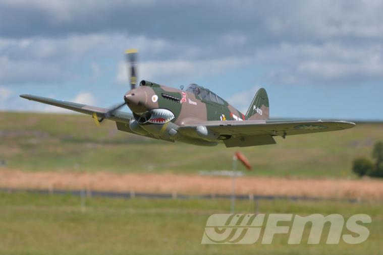 FMS P-40B 1400mm PNP - Πατήστε στην εικόνα για να κλείσει