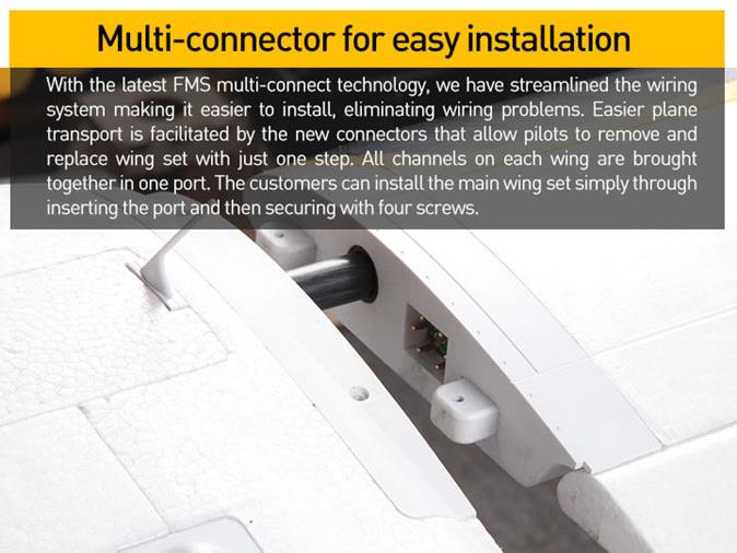 FMS Beaver V2 2000mm Reflex-Gyro PNP - Click Image to Close