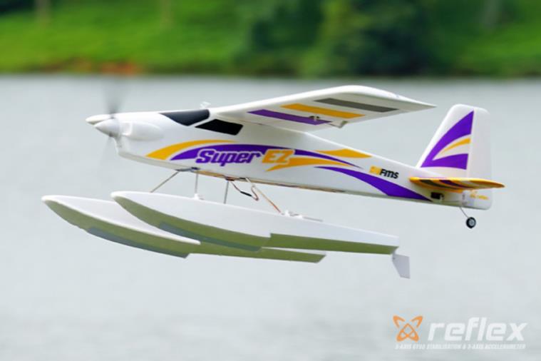 (image for) FMS Super EZ V4 1220mm Reflex-Gyro & Floats PNP - Click Image to Close