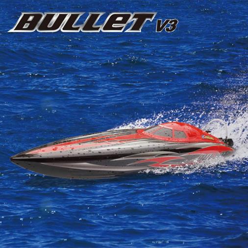 Joysway Bullet Off-shore V3 BL ARTR 2.4G w/o Batteries & Charger - Click Image to Close