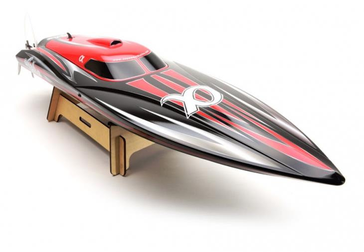 Joysway Alpha 1000mm Brushless V-Boat ARTR Red - Πατήστε στην εικόνα για να κλείσει