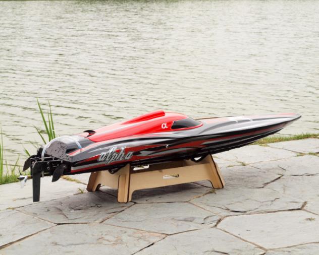 Joysway Alpha 1000mm Brushless V-Boat ARTR Red - Click Image to Close