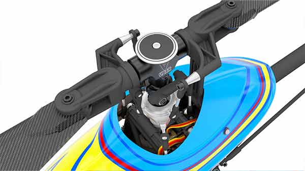 LOGO 480 XXtreme Scorpion motor combo, yellow/blau - Click Image to Close