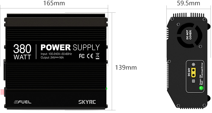 SkyRC Power Supply 16A/380W - Πατήστε στην εικόνα για να κλείσει